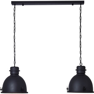 Lampa Wisząca Industrialna Kiki - Brilliant | Czarna, Loftowa