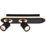 Plafon nowoczesny Kimon 40cm czarny - Brilliant | Oświetlenie LED