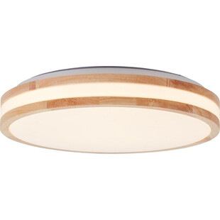 Plafon drewniany okrągły Laskos 38cm Brilliant