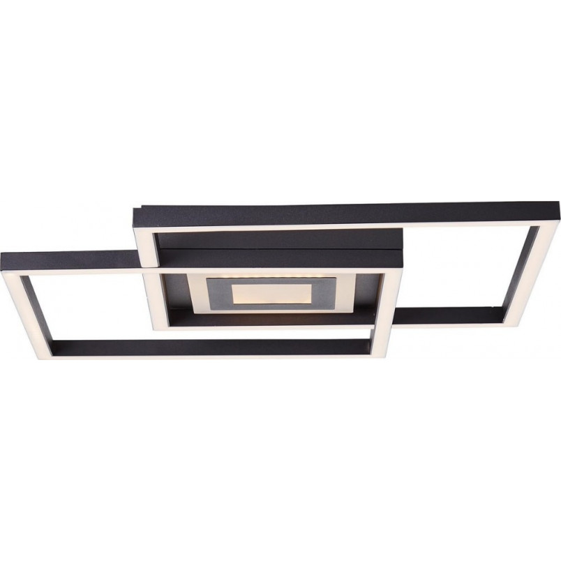 Plafon sufitowy Metis 40cm czarny Brilliant - Nowoczesne oświetlenie