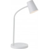 Lampa biurkowa skandynawska ILLA biała | Brilliant