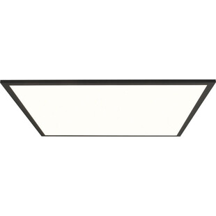 Plafon kwadratowy nowoczesny Buffi 59,5cm czarny Brilliant
