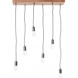 Lampa Wisząca Rustik VI | Czarna, Loftowa - Brilliant