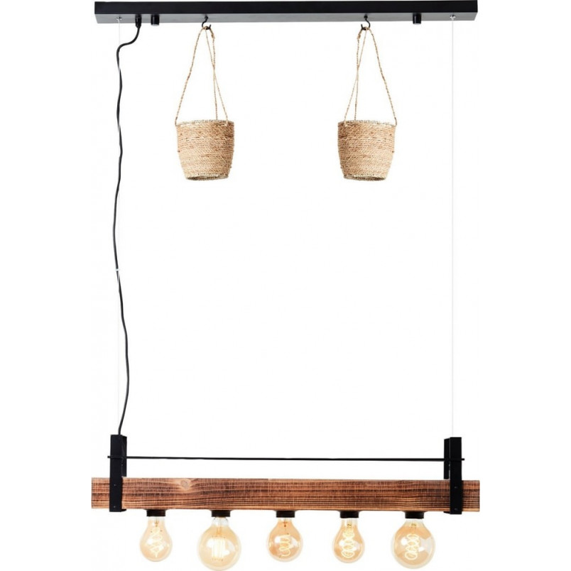 Lampa wisząca drewniana Bankwood | Brilliant - 80cm