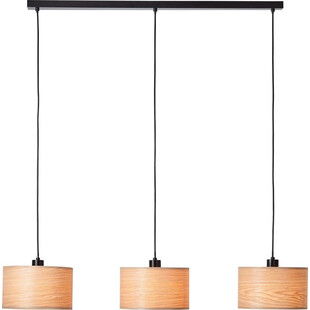 Lampa Wisząca Romm Drewno | Oświetlenie Skandynawskie Brilliant
