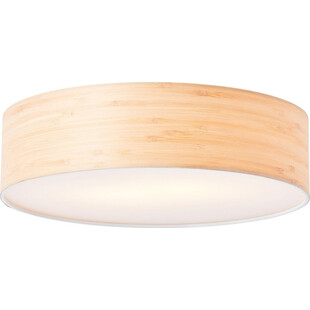 Plafon okrągły drewniany Romm 38cm naturalny Brilliant