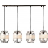 Lampa wisząca Slope IV czarna - Brilliant | Nowoczesne oświetlenie
