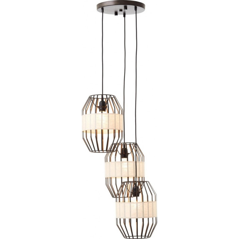 Lampa wisząca Slope czarna Brilliant - Nowoczesny design