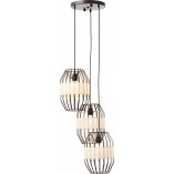 Lampa wisząca Slope czarna Brilliant - Nowoczesny design