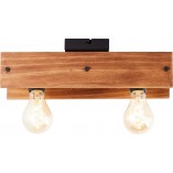 Plafon drewniany Calandra 38cm | Lampa Brilliant - Loftowy design