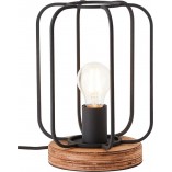 Lampa stołowa Tosh czarna Brilliant - Loftowa elegancja