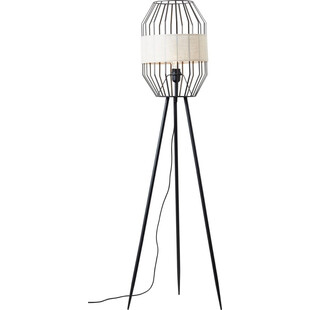Lampa podłogowa trójnóg druciany Slope czarna Brilliant