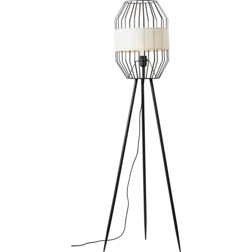 Lampa podłogowa Slope czarna - Brilliant | Nowoczesny design