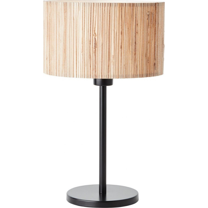 Lampa nocna boho Wimea | Drewno, Czarny | Brilliant