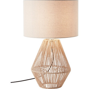 Lampa stołowa boho Laraine | Brilliant - Beżowa, Japandi