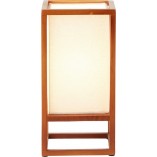 Lampa stołowa drewniana Seaside | Styl Japandi - Brilliant