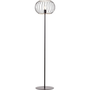 Lampa podłogowa druciana Silemia czarna Brilliant