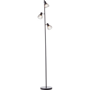 Lampa podłogowa 3 punktowa Blacky czarna Brilliant