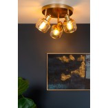 Reflektor szklany potrójny Bjorn - Lucide | Lampa do salonu