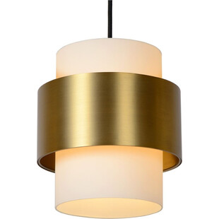 Lampa Wisząca Glamour Firmin III | Lucide - 110cm, Złoto/Opal