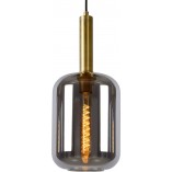 Lampa Wisząca Szkło Dymione Lucide Joanet | 110cm