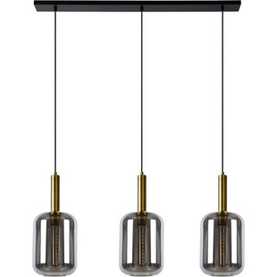 Lampa Wisząca Szkło Dymione Lucide Joanet | 110cm