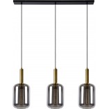 Lampa Wisząca Szkło Dymione Lucide Joanet | 110cm