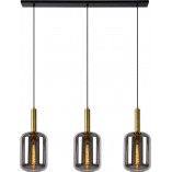 Lampa Wisząca Szkło Dymione Lucide Joanet | 110cm