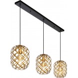 Lampa Wisząca Złota Wolfram | Lucide - Elegancki Design