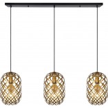 Lampa Wisząca Złota Wolfram | Lucide - Elegancki Design