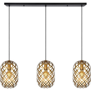 Lampa Wisząca Złota Wolfram | Lucide - Elegancki Design