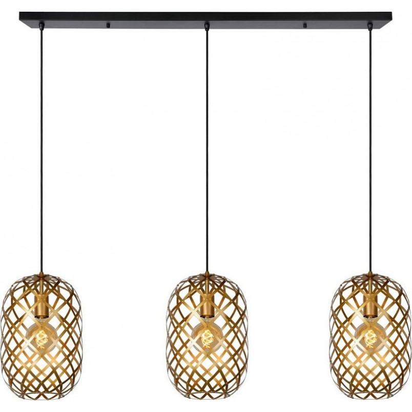 Lampa Wisząca Złota Wolfram | Lucide - Elegancki Design