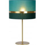 Lampa stołowa glamour Extravaganza zielona/złota - Lucide
