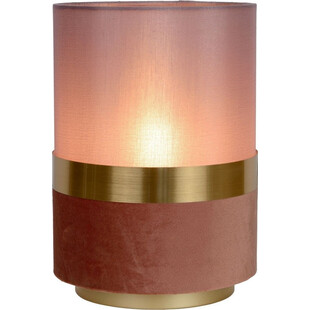 Lampa stołowa glamour Extravaganza Tusse - Różowa/Złota | Lucide