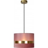 Lampa wisząca różowa Extravaganza Lucide | E27, regulowana wysokość