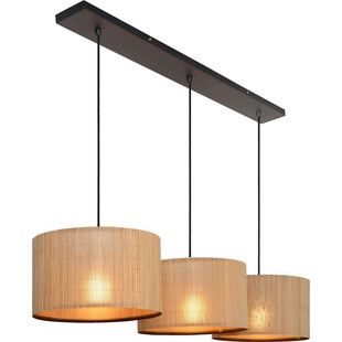 Lampa Wisząca Rattanowa Magius - Lucide | Skandynawski Design