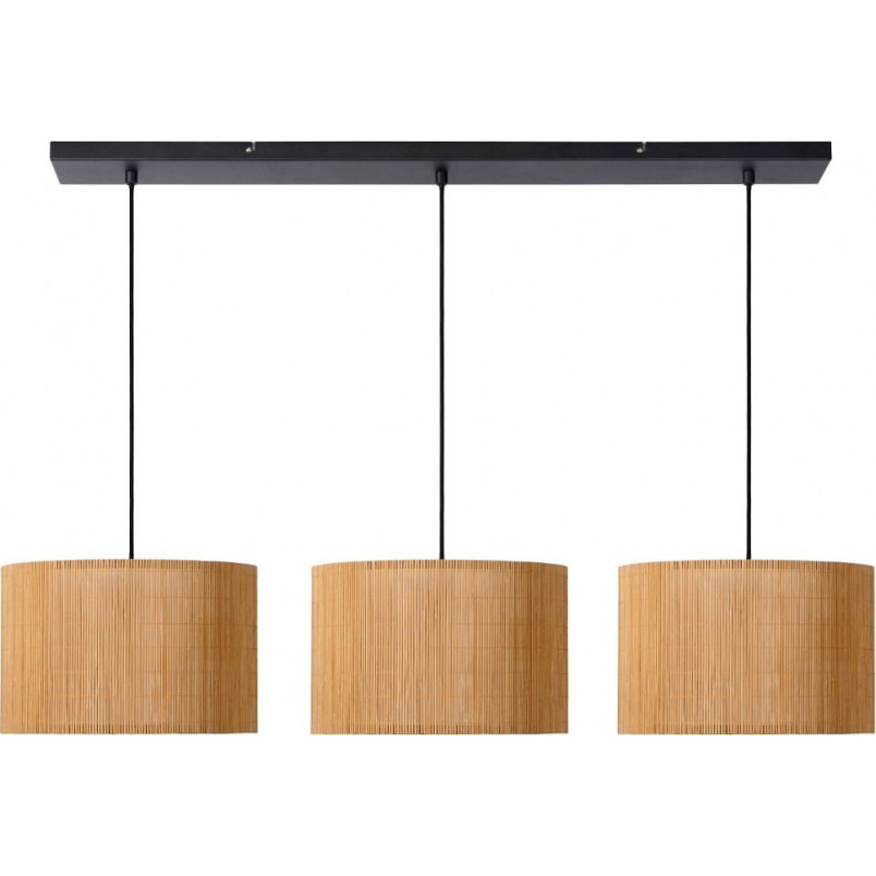 Lampa Wisząca Rattanowa Magius - Lucide | Skandynawski Design