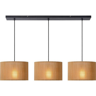 Lampa Wisząca Rattanowa Magius - Lucide | Skandynawski Design