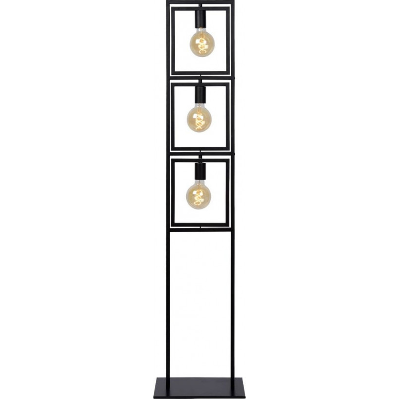 Lampa podłogowa Loft Luuk czarna | Lucide - Nowoczesny Design
