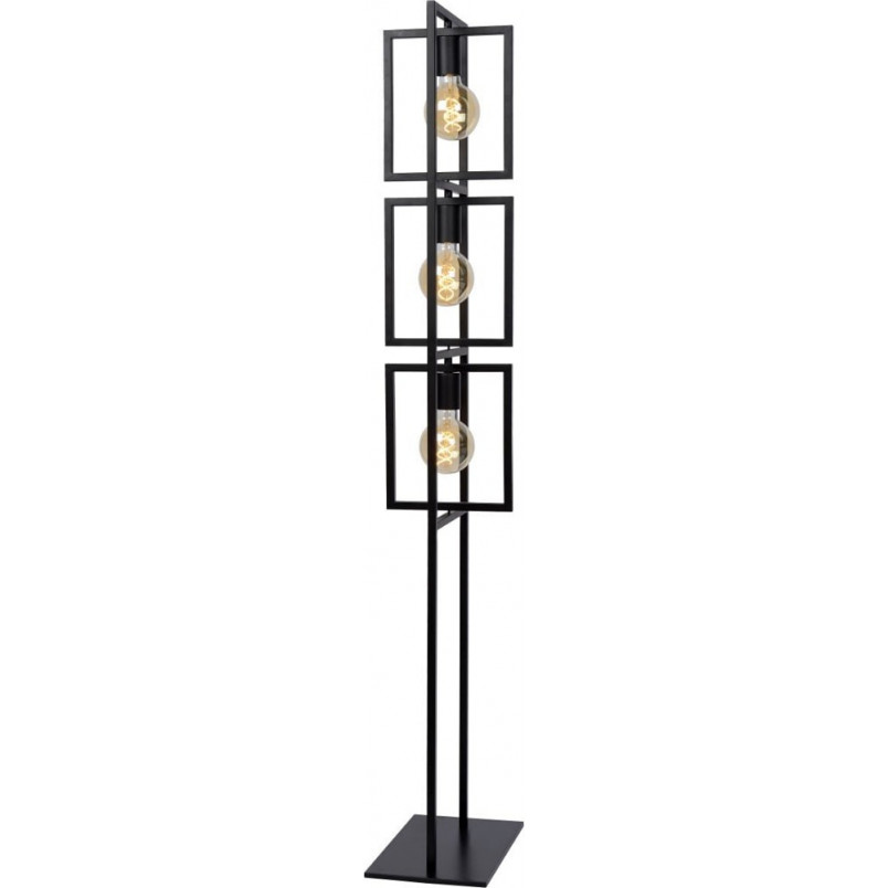 Lampa podłogowa Loft Luuk czarna | Lucide - Nowoczesny Design