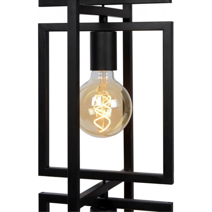 Lampa podłogowa Loft Luuk czarna | Lucide - Nowoczesny Design