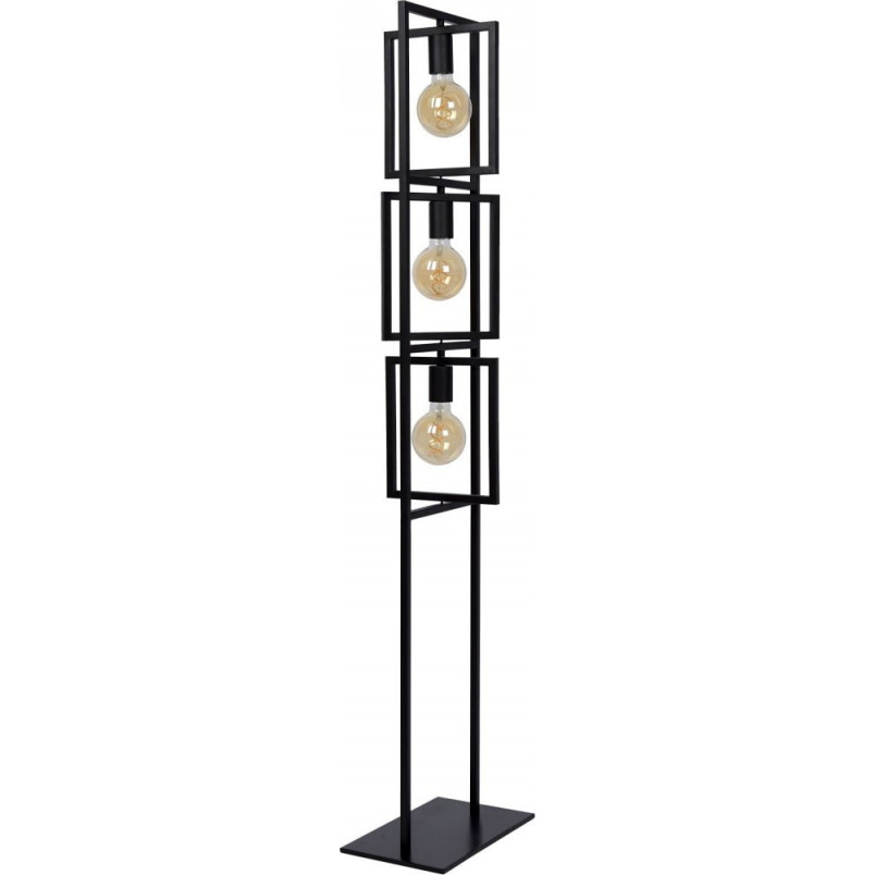 Lampa podłogowa Loft Luuk czarna | Lucide - Nowoczesny Design