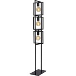 Lampa podłogowa Loft Luuk czarna | Lucide - Nowoczesny Design