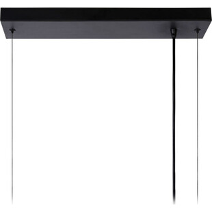 Lampa Wisząca Fabian VI Czarna | Lucide - Loftowa Klatka
