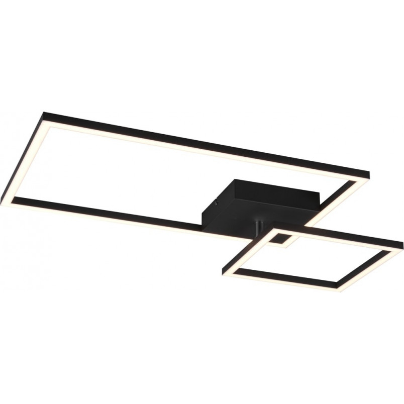Plafon LED czarny Reality Padella 64cm - Nowoczesne oświetlenie