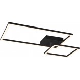 Plafon LED czarny Reality Padella 64cm - Nowoczesne oświetlenie