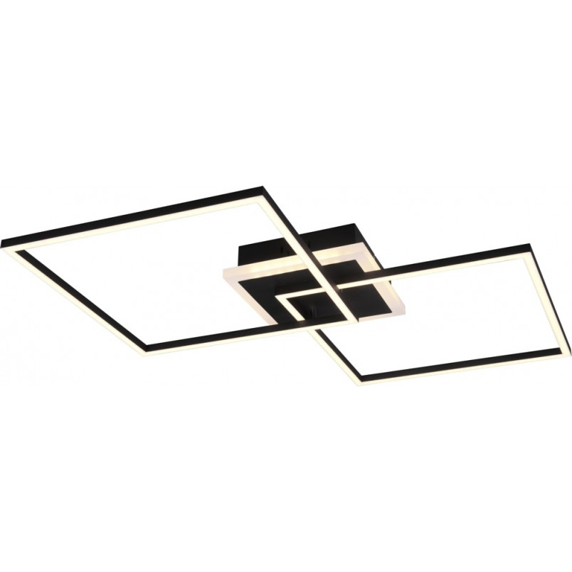 Plafon LED czarny Reality Arribo 61cm - Nowoczesne oświetlenie