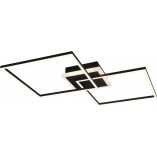 Plafon LED czarny Reality Arribo 61cm - Nowoczesne oświetlenie