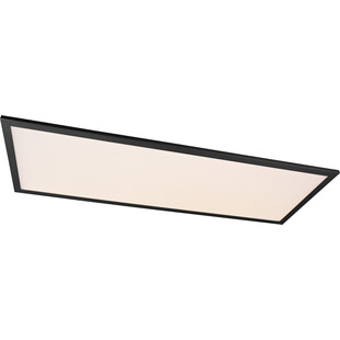 Plafon podłużny Alpha LED 80cm czarny Reality