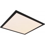 Plafon LED czarny kwadratowy 45cm Reality - Oświetlenie